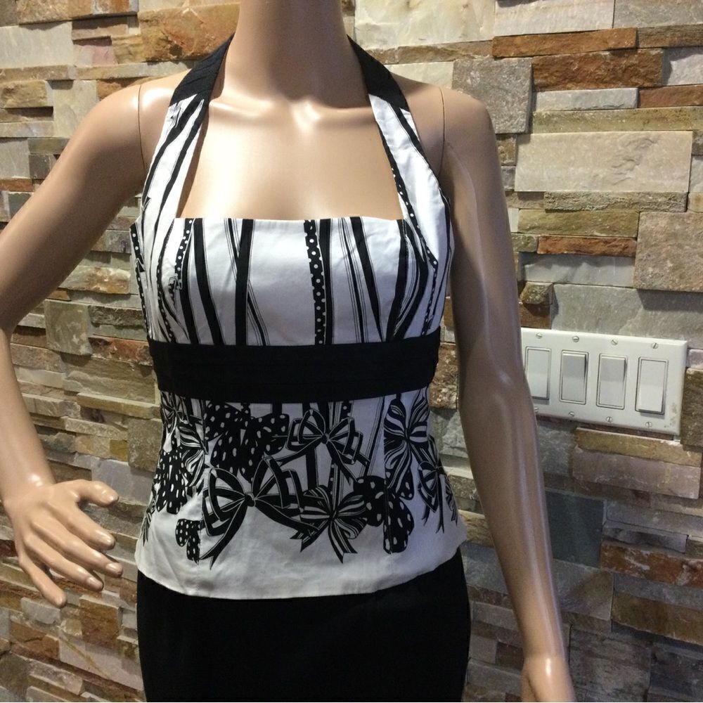 KAREN MILLEN Top- Corset with Bows